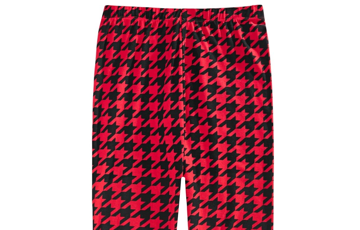 Legging Pied-de-poule Epic Threads Big Girls Vermelha Tamanho Médio