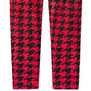 Legging Pied-de-poule Epic Threads Big Girls Vermelha Tamanho Médio