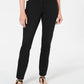 Calça skinny feminina de malha Ponte da Style &amp; Co, preta, tamanho 16, pequena