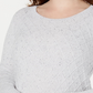 Karen Scott Suéter Feminino de Tricô com Cordão Diamante Branco Tamanho P