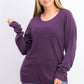 Karen Scott Suéter Listrado Texturizado Feminino Roxo Tamanho Médio