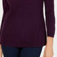 Karen Scott Suéter Feminino Gola V Roxo Tamanho Médio