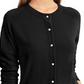 Karen Scott Cardigan Feminino Petite Luxsoft Botão Preto Tamanho Pequeno