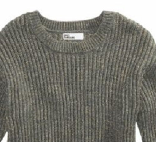 Suéter Peplum de Renda Epic Threads Big Girls Cinza Tamanho X-Grande