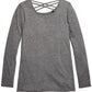 Camiseta Epic Threads Big Girls Fa La Llama Cinza Tamanho P