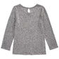 Camiseta infantil Epic Threads Happy Thoughts para meninas, cinza escuro, tamanho 3T