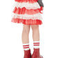 Saia de tule em camadas Epic Threads para meninas, vermelho escuro, tamanho 2T