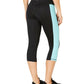 Leggings cropped femininas Ideology Colorblocked Azul Tamanho XX-G