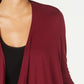 Cardigan feminino Alfani com frente aberta, vermelho, tamanho pequeno