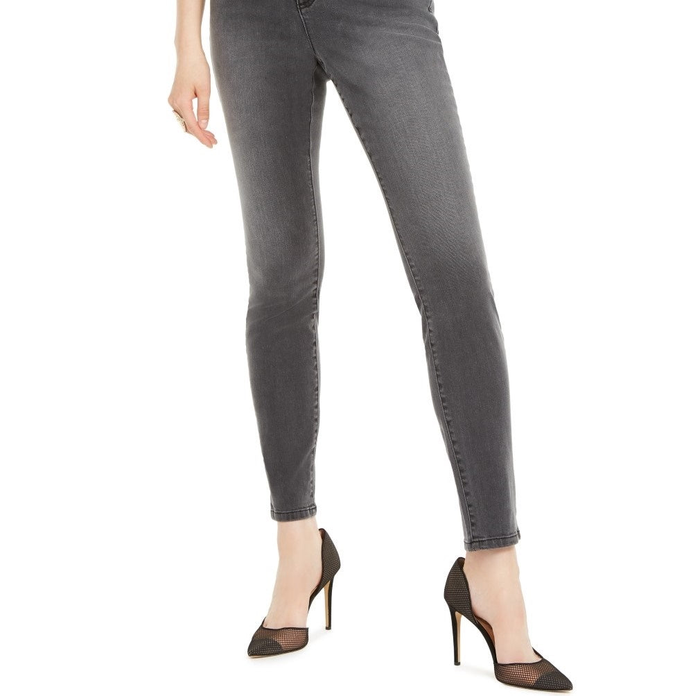 Calça jeans skinny feminina Incessentials Curvy-Fit da INC International Concepts, preta, tamanho 4S