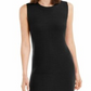 Vestido curto sem mangas com decote redondo e alças finas Maison Jules, preto, tamanho extragrande