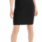 Vestido curto sem mangas com decote redondo e alças finas Maison Jules, preto, tamanho extragrande