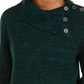 Suéter feminino com gola envelope Style &amp; Co, verde, tamanho pequeno, médio