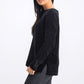 Suéter chenille feminino Style &amp; Co, preto, tamanho pequeno