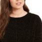 Suéter chenille feminino Style &amp; Co, preto, tamanho XX-G