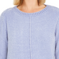 Suéter chenille feminino Style &amp; Co azul tamanho pequeno