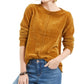 Suéter feminino Petite Chenille da Style &amp; Co, amarelo, tamanho Petite Small