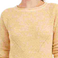 Suéter de malha mesclado feminino Style &amp; Co, amarelo, tamanho pequeno grande