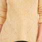 Suéter de malha mesclado feminino Style &amp; Co, tamanho dourado - pequeno pequeno