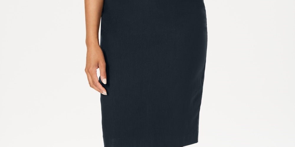 Saia feminina com controle de barriga Charter Club, azul brilhante, tamanho 6