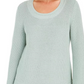 Suéter pulôver feminino estilo &amp; co, bege, tamanho pequeno