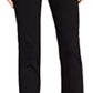 Calça jeans feminina Charter Club de malha reta, tamanho 10, preta