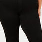 Calça jeans feminina reta Charter Club, preta, tamanho 26W