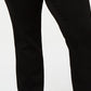 Calça jeans feminina reta Charter Club, preta, tamanho 26W