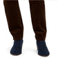Calça de veludo cotelê feminina Lexington com perna reta, marrom, tamanho 6, pequena