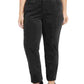 Calça feminina de veludo cotelê sólida Charter Club, marrom, tamanho 26W