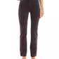 Calça jeans feminina Charter Club Lexington Velveteen com controle de barriga, perna reta, cinza escuro, tamanho 4