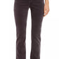Calça jeans feminina Charter Club Lexington Velveteen com controle de barriga, perna reta, cinza escuro, tamanho 4