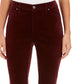 Calça jeans feminina Charter Club Lexington Velveteen de perna reta, vermelha brilhante, tamanho 10, pequena
