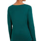 Camisa gráfica Sparkle Holiday feminina Karen Scott, verde, tamanho médio