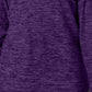 Karen Scott Sport Space-Dye Microfleece Top Feminino Roxo Tamanho P