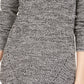 Suéter feminino estilo &amp; co, pulôver de malha pointelle, preto, tamanho médio