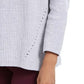 Suéter feminino de malha Pointelle da Style &amp; Co, cinza, tamanho pequeno