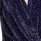 Blusa Alfani Feminina Velvet Burnout Roxa Tamanho Pequeno
