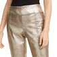 Calça feminina Alfani Tummy-Control com estampa de píton metálica, marrom, tamanho 6