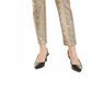 Calça feminina Alfani Tummy-Control com estampa de píton metálica, marrom, tamanho 6
