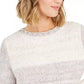 Suéter Feminino em Chenille Tingido com Estampa Espacial, Branco, Tamanho XX-G