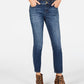 Calça jeans skinny feminina Petite Tummy-Control da INC International Concepts, azul, tamanho 10 P