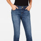 Calça jeans skinny feminina Petite Tummy-Control da INC International Concepts, azul, tamanho 10 P