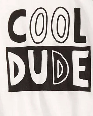 Camiseta camuflada Raglan Cool Dude para meninos First Impressions, branca, tamanho 6 a 9 meses