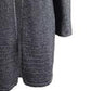 Cardigan feminino Alfani metálico com abertura frontal, cinza, tamanho grande