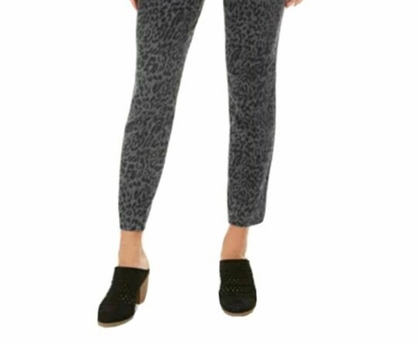 Calça jeans skinny estampada feminina Style &amp; Co Curvy-Fit cinza tamanho 16