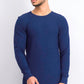 Camisa térmica masculina Alfani azul marinho tamanho extra grande