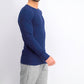 Camisa térmica masculina Alfani azul marinho tamanho extra grande