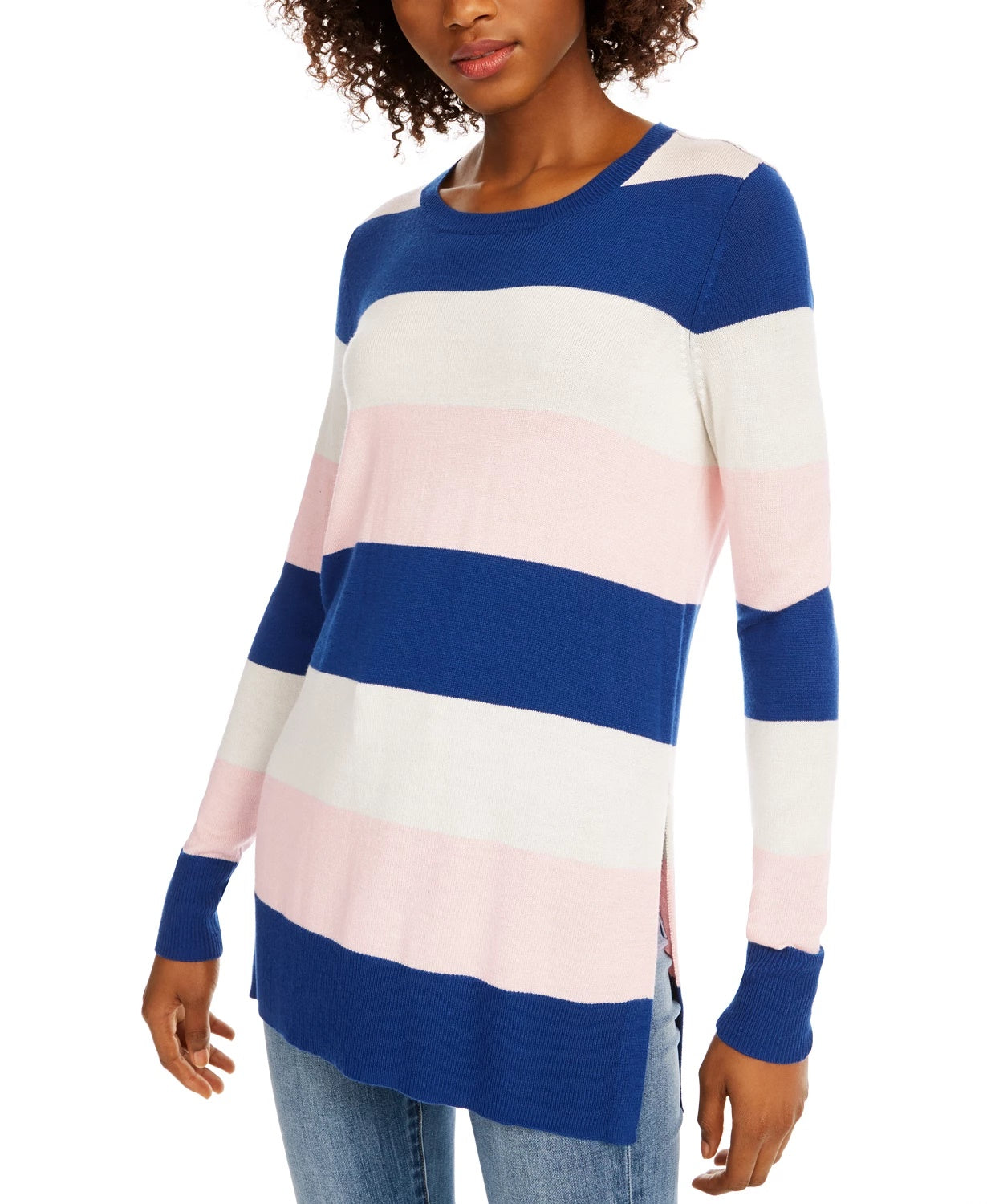 Suéter listrado feminino Maison Jules azul tamanho pequeno