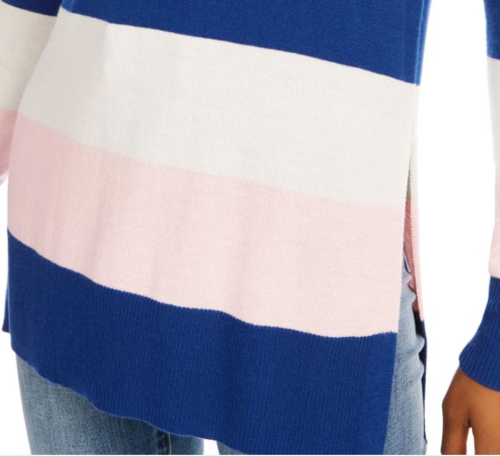 Suéter listrado feminino Maison Jules azul tamanho pequeno